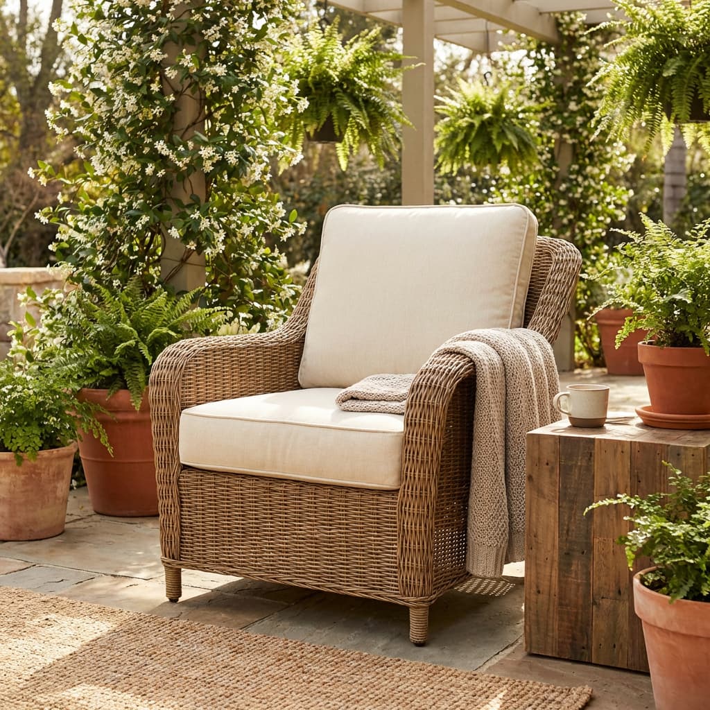 Custom Chair Pads & Cushions Indoor Outdoor (Seat and Back)-4