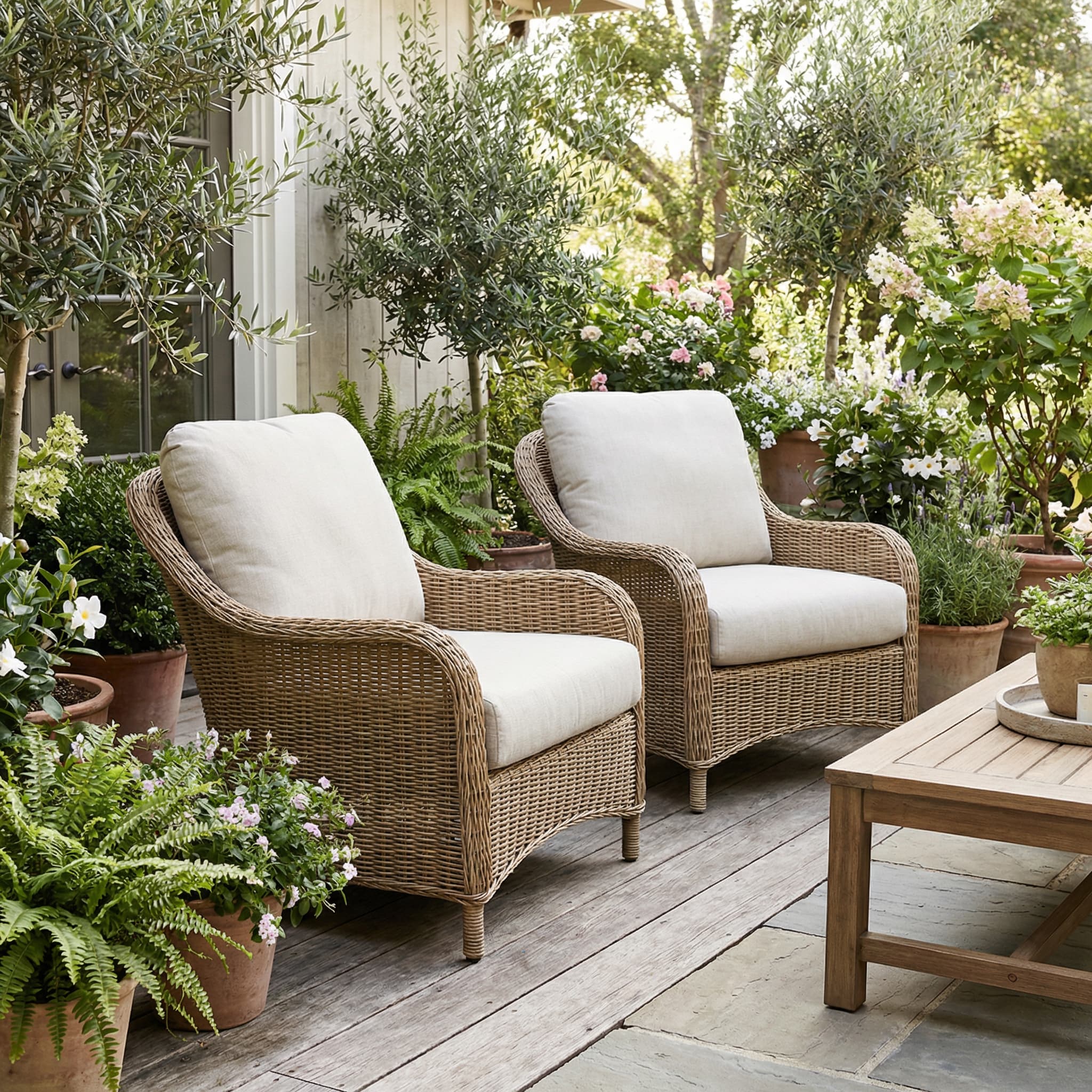Custom Chair Pads & Cushions Indoor Outdoor (Seat and Back)-9