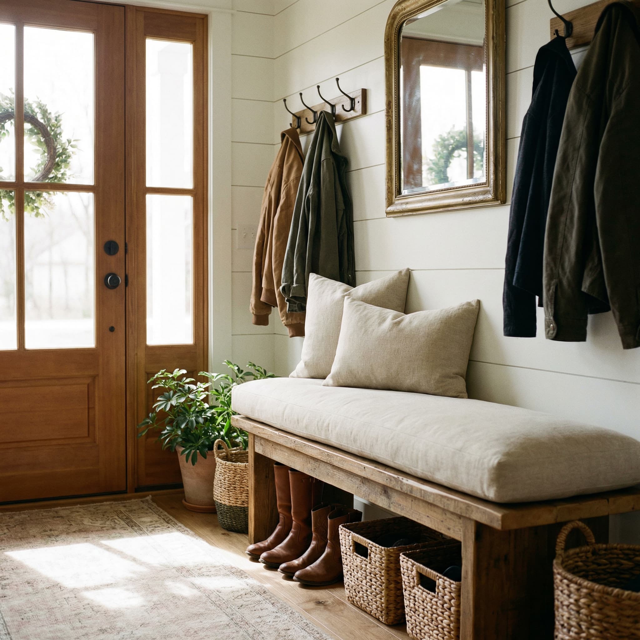Custom Mudroom & Entryway Bench Cushions-4