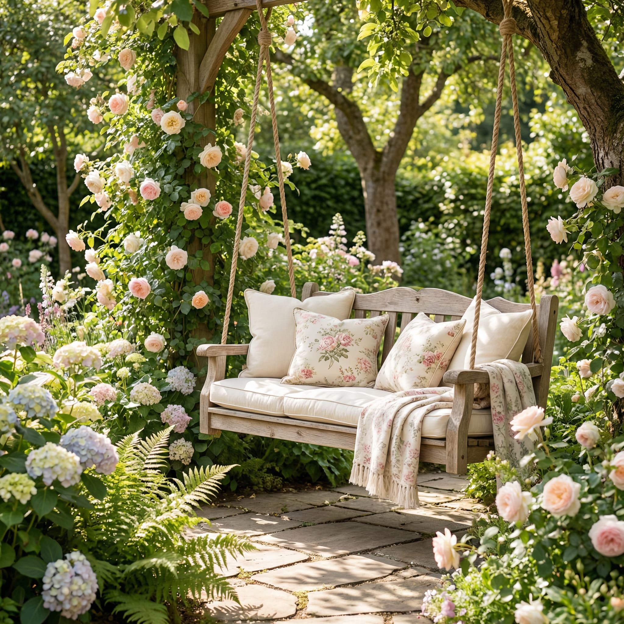 Custom Porch Swing & Hanging Bench Cushions-4