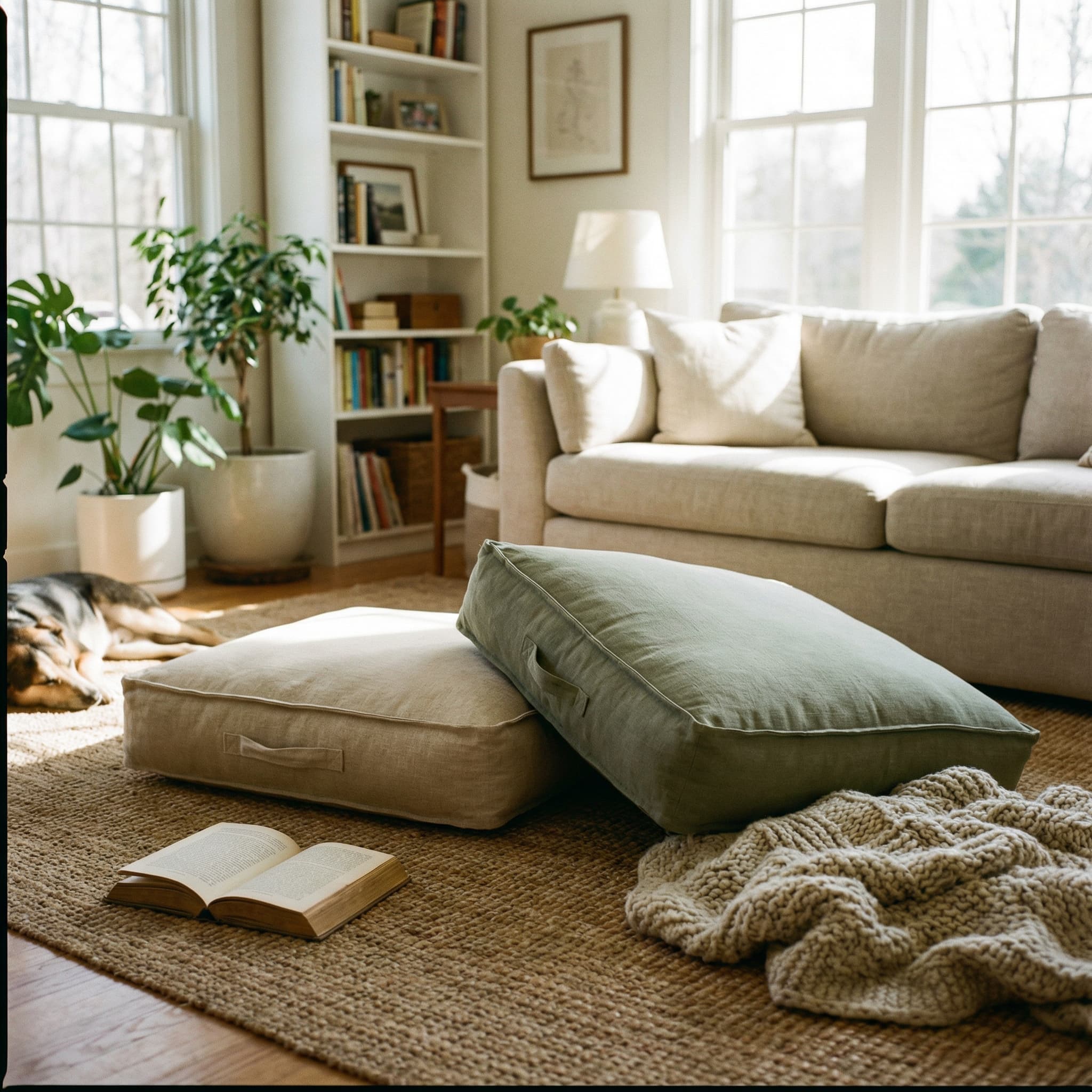 Custom Floor Cushions & Meditation Mats