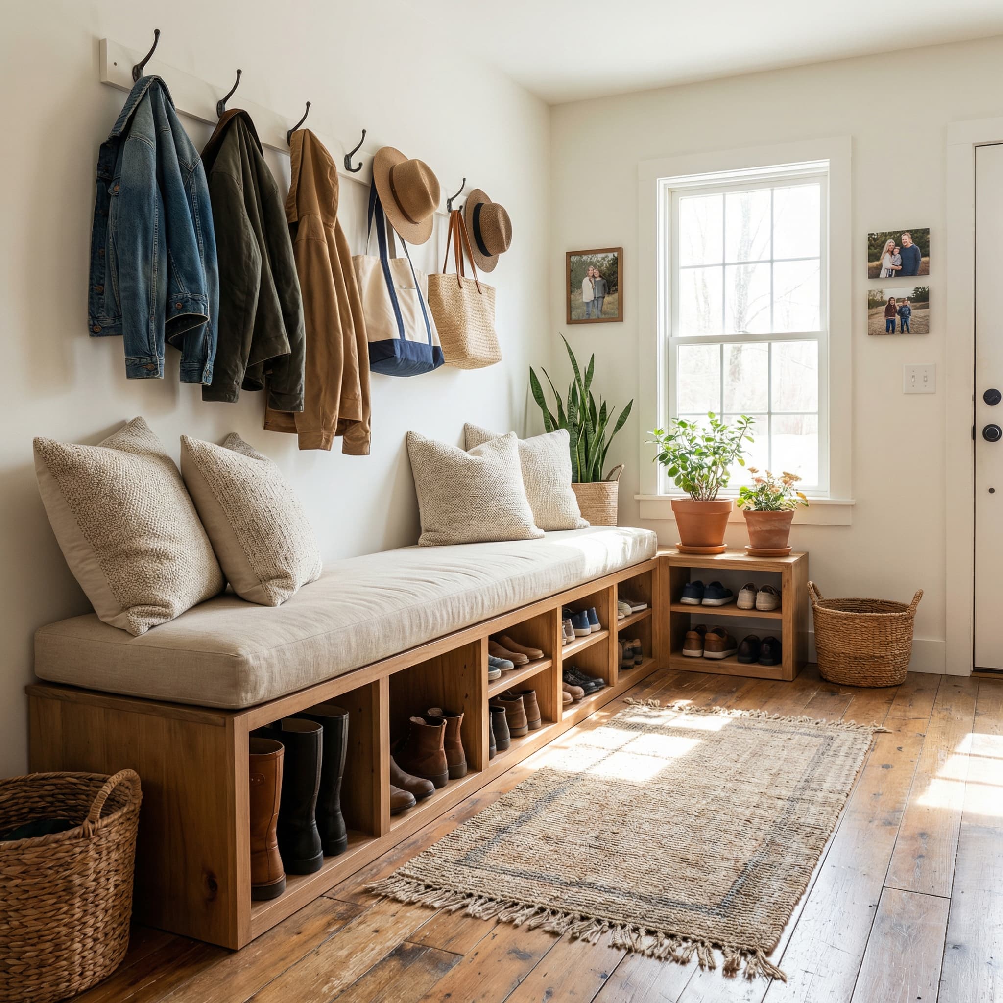 Custom Mudroom & Entryway Bench Cushions