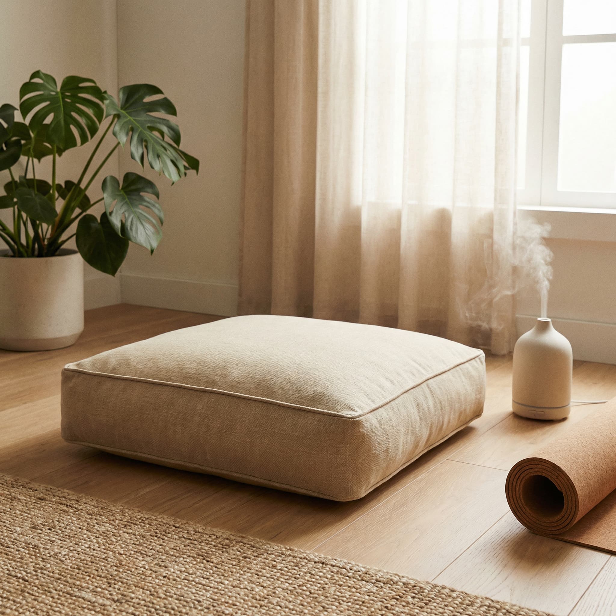Custom Floor Cushions & Meditation Mats-2