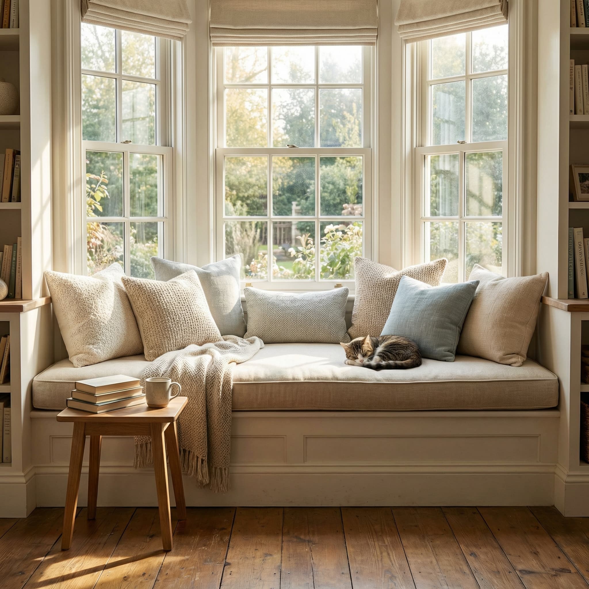 Custom Window & Bay Window Seat Cushions-7