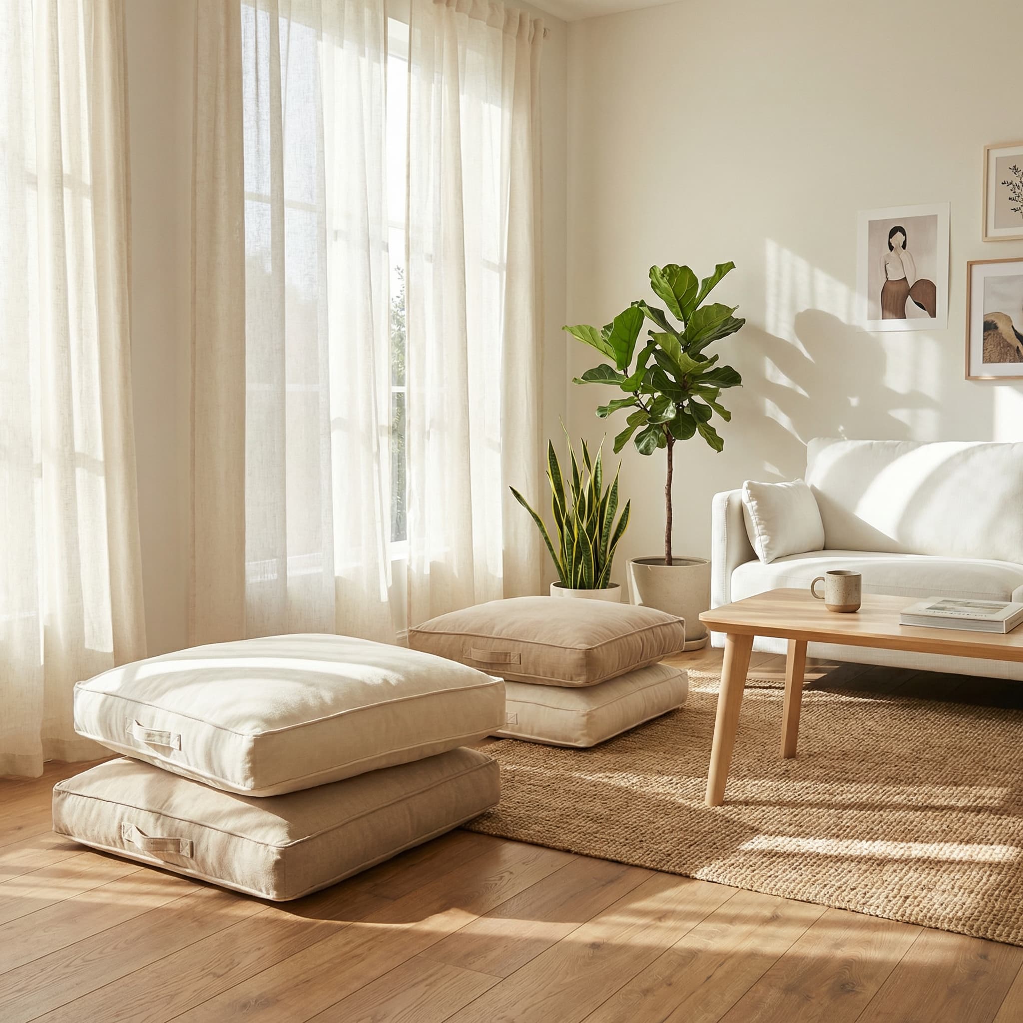 Custom Floor Cushions & Meditation Mats